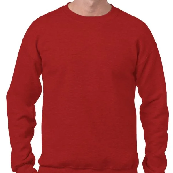 Sudadera best sale roja lisa