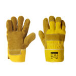 GUANTE PIEL-LONA G129 T-9