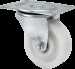 RUEDA POLIAMIX BLANCO GIRATORIA PLETINA Ø 50 4-0096