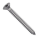 TORNILLO INOX A2 POZIDRIV C/PLANA CRUZ 7505-A 6 x 35