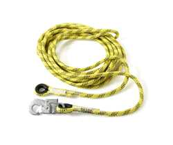 LINEA DE VIDA 14 MM 30 MT GUARDACABO Y MOSQUETON 80153