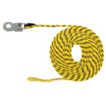 LINEA DE VIDA HORIZONTAL 30 MT, POLIESTER 10,5 MT CON MOSQUETIN
