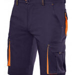 BERMUDA STRECH BICOLOR MULTIBOLSILLOS 103010S MARINO /FLUOR T-38