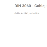 CABLE ACERO GALVANIZADO 6 x 19+1    Ø 8 MM
