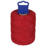 CUERDA ALBAÑIL 100 MT ROJA -HILO REPLANTEO-
