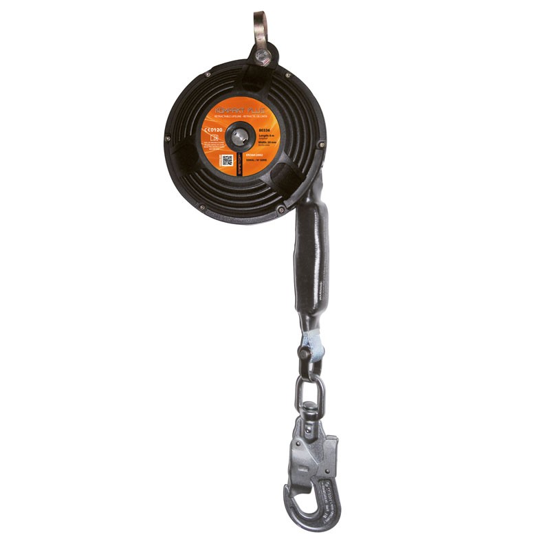 KOMPAKT PLUS,RETRACTIL VERTICAL CINTA 6 MT CON ABSORBEDOR-80336-