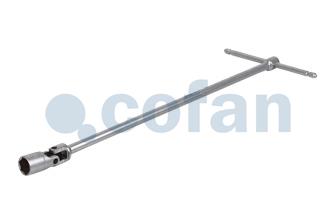 LLAVE ARTICULADA EN T 13 MM
