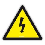 SEÑAL RIESGO ELECTRICO PVC ADHESIVO  REF-1000AD10