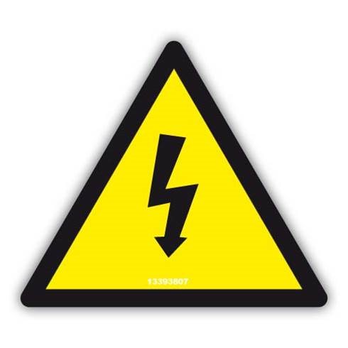 SEÑAL RIESGO ELECTRICO PVC ADHESIVO  REF-1000AD10