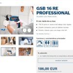TALADRO BOSCH GSB 16 RE PROFESIONAL 750 W