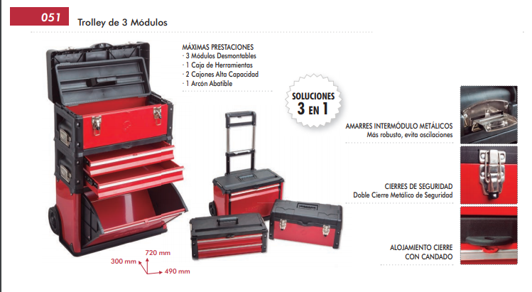 TROLLEY DOGHER METALICO 051-002