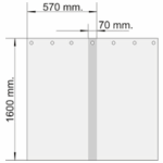 LAMINA TRANSCLEAR 1 MM 570 x 2000 TRANSPARENTE