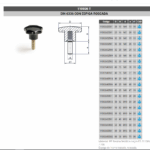 POMO CON ESPIGA ROSCADA DIN 6336 M-10x44
