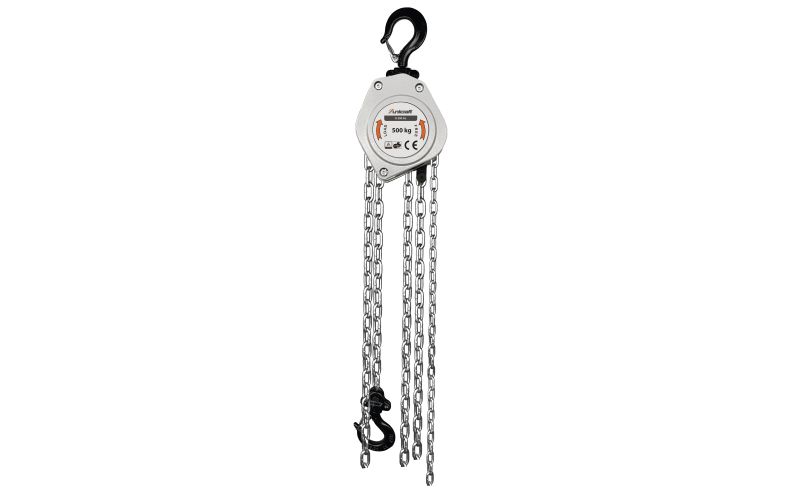 POLIPASTO DE CADENA 500 KG AL / 3 MT