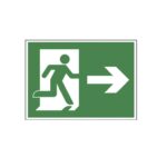 SEÑAL SALIDA EMERGENCIA PVC A4 CLASE B FOTLUM.
