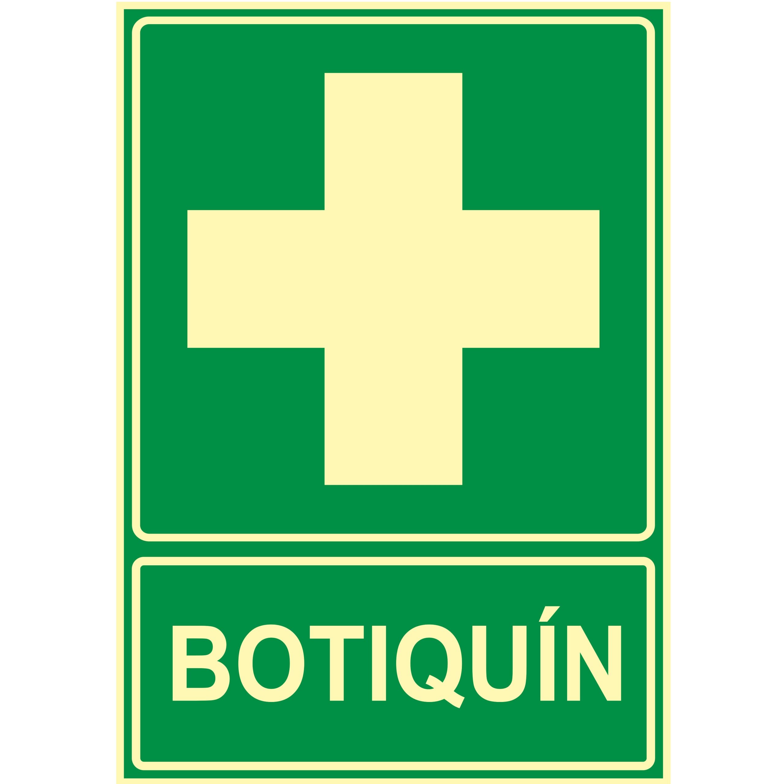 SEÑAL BOTIQUIN A4 EV-079